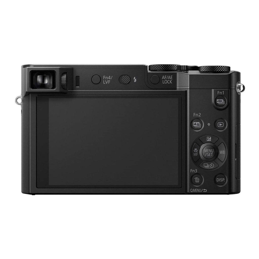Panasonic LUMIX ZS100K Digital Camera, 20.1MP, 4K, 25-250mm LEICA Lens (Black) (Certified Refurbished)