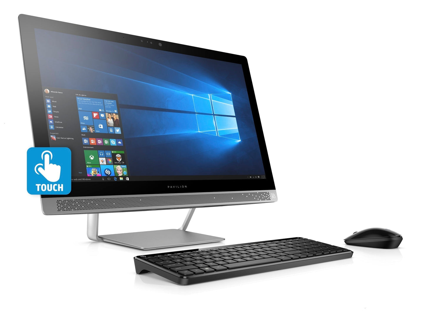 HP Pavilion 24-b010 23.8" Full HD Touchscreen All-in-One Desktop (Refurbished)