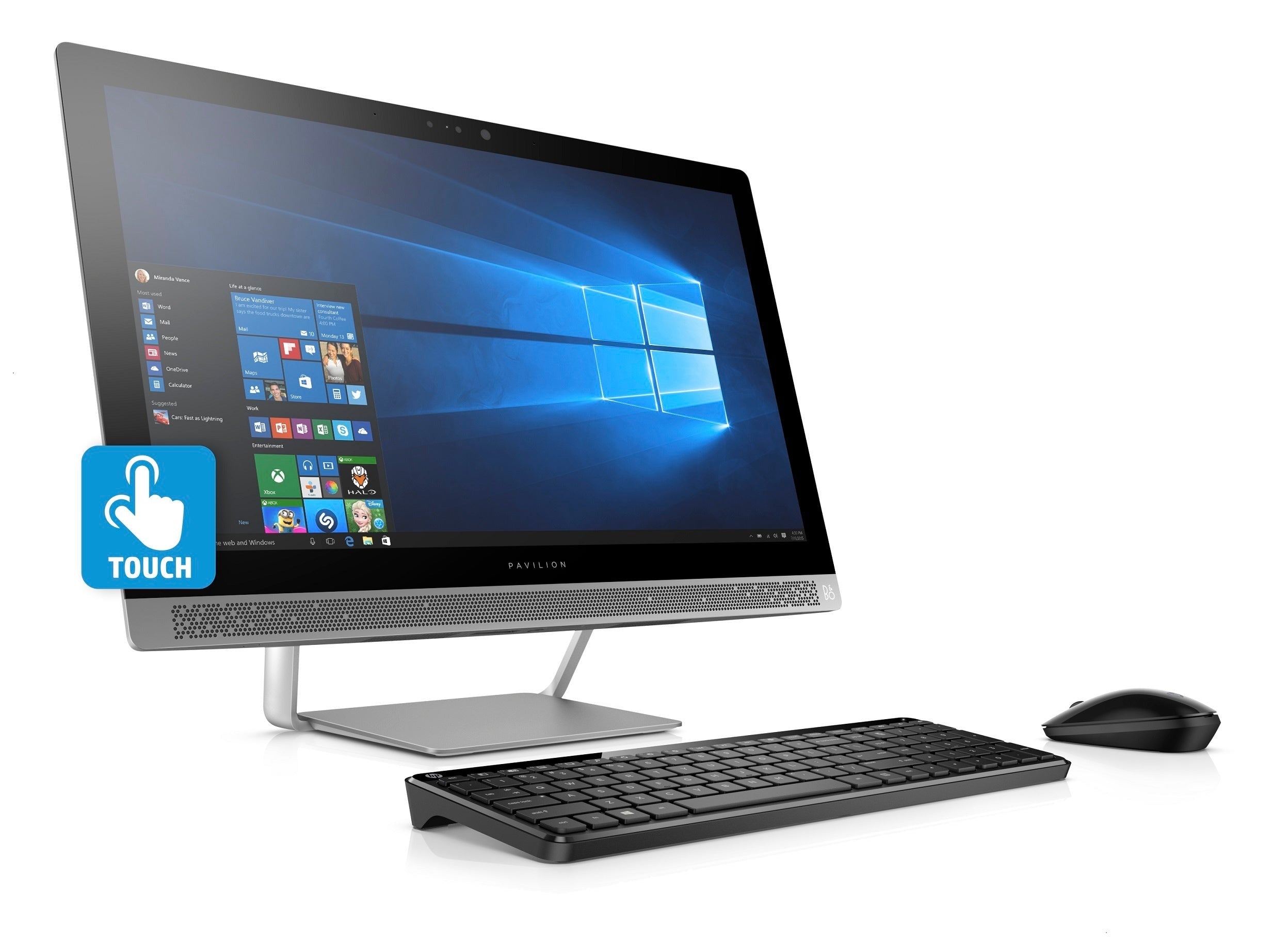 HP Pavilion 24-b010 23.8" Full HD Touchscreen All-in-One Desktop (Refurbished)