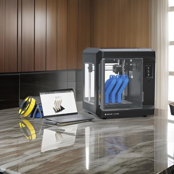 MakerBot Sketch Large Black 3D Printer with Build Plate for Sketch Bundle