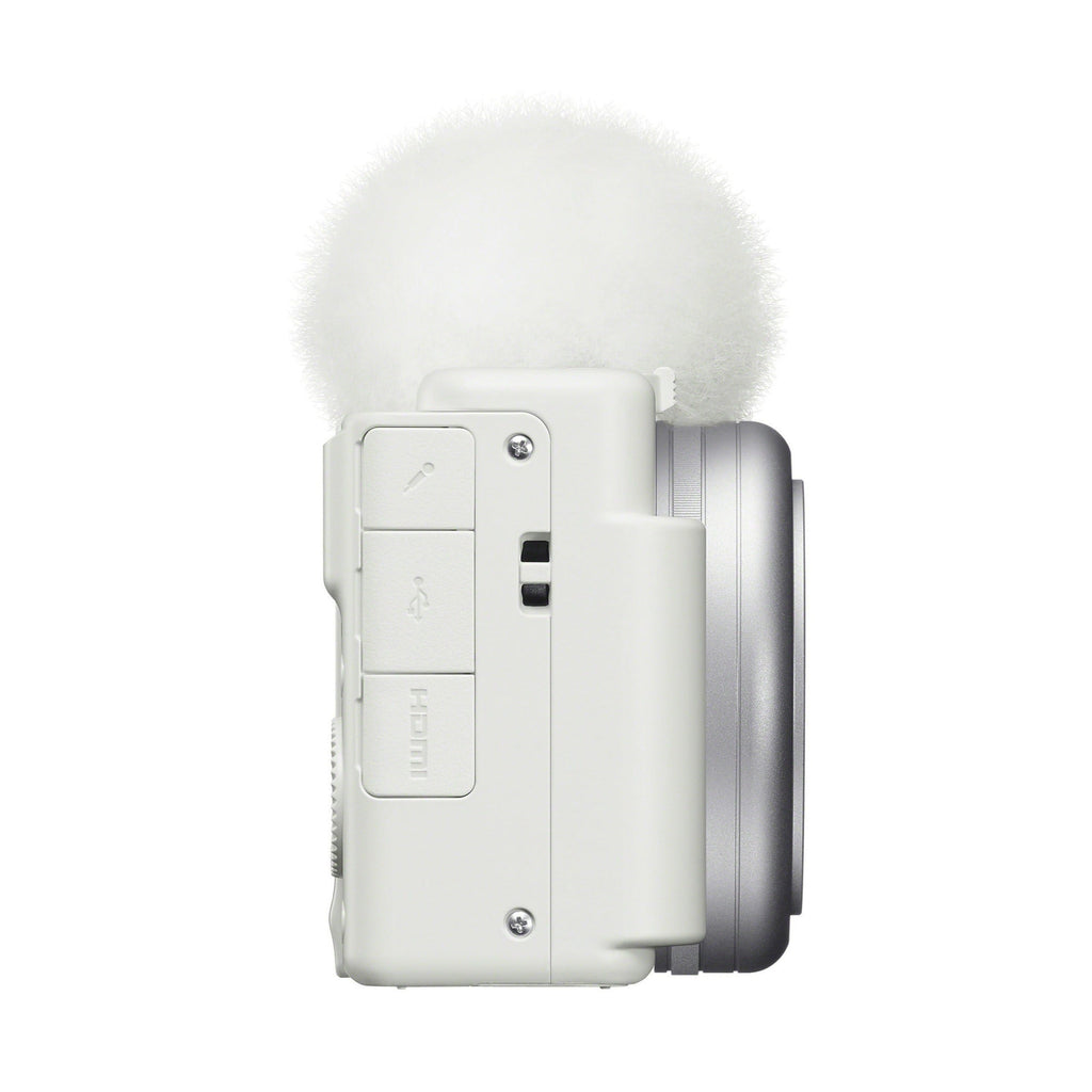 Sony ZV-1F Vlog Camera for Content Creators and Vloggers (White)