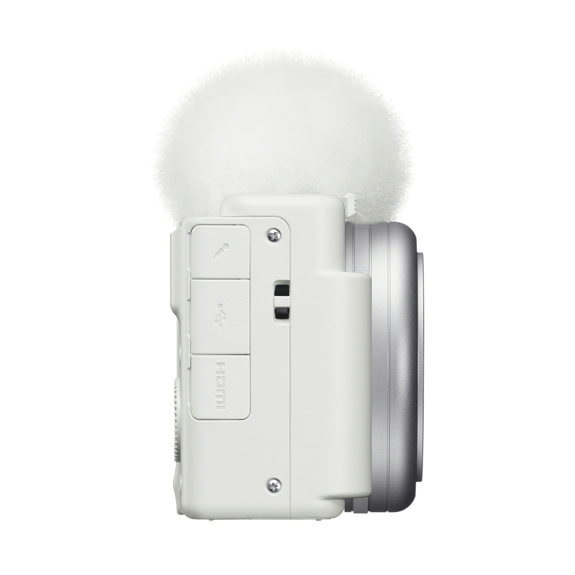Sony ZV-1F Vlog Camera for Content Creators and Vloggers (White)