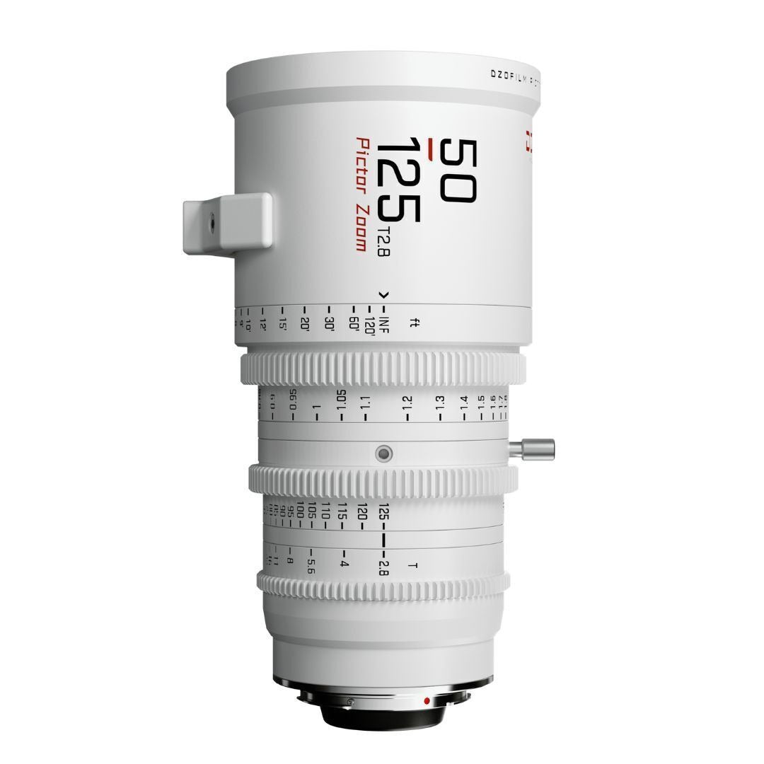 DZOFilm Pictor Zoom 20-55mm and 50-125mm T2.8 Super 35 Lens Bundle (PL and EF Mount, White)