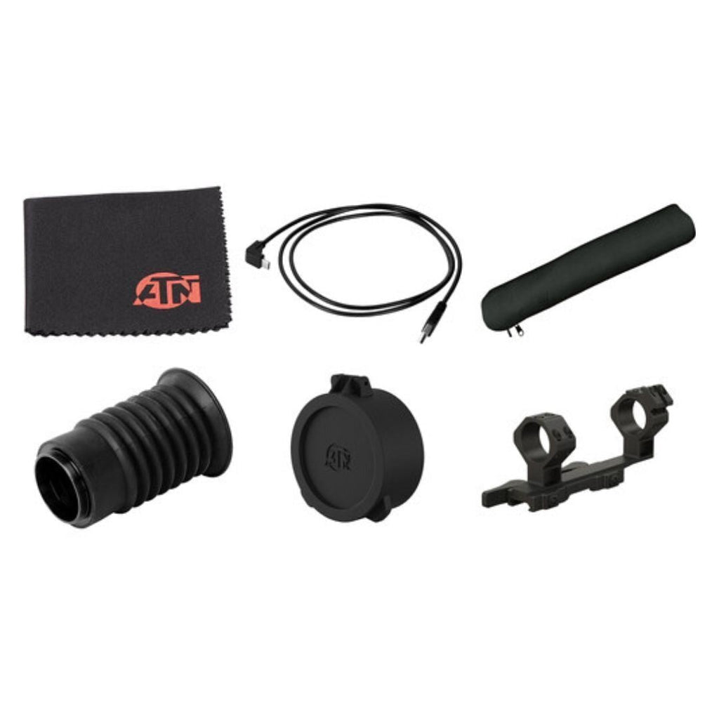 ATN ThOR 5 LRF 640x480 4-32x 12 Micron Weather-Resistant Smart HD Thermal Rifle Scope (Black)