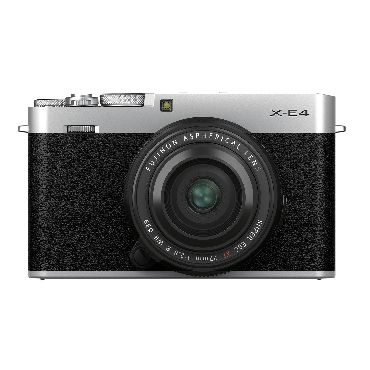 Fujifilm X-E4 Mirrorless Camera Body with XF 27mm f/2.8 R WR Lens Kit (Silver)