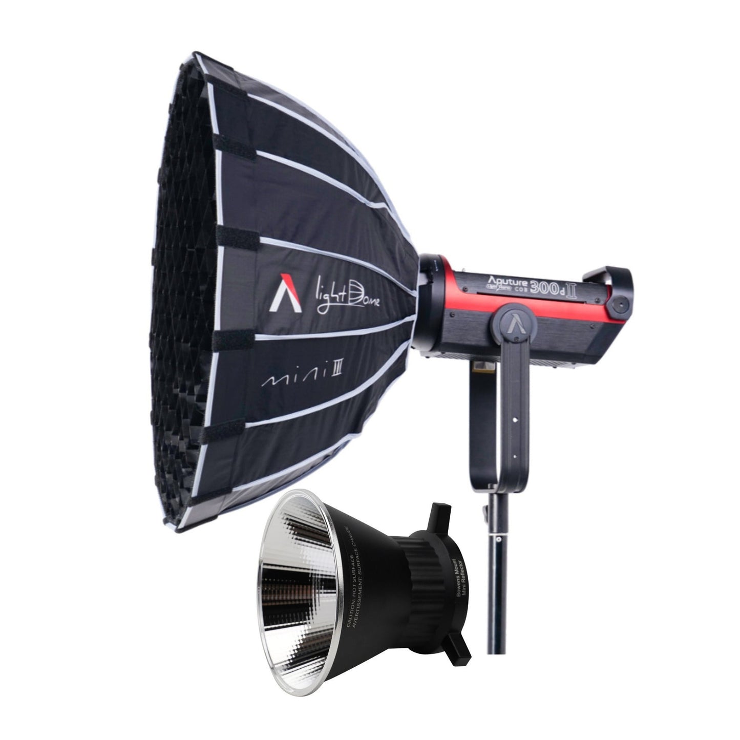Amaran COB 60x S Bi-Color LED Monolight with Light Dome Mini III