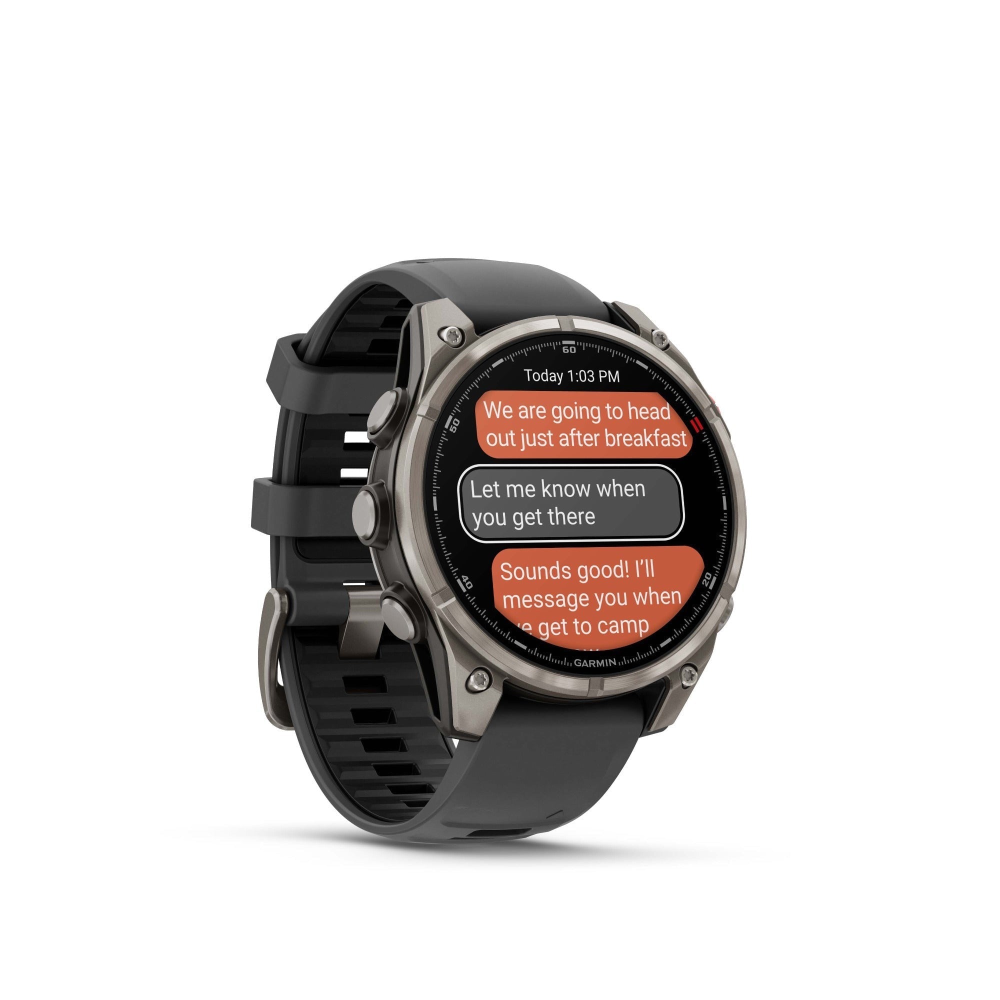 Garmin fenix 8 Pro Sapphire 47mm AMOLED GPS (Titanium with Graphite/Black Band)