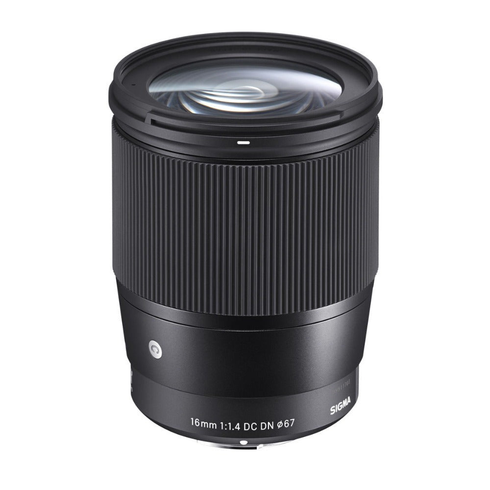 Sigma 16mm f/1.4 DC DN Contemporary Lens for Sony with Accessory Bundle