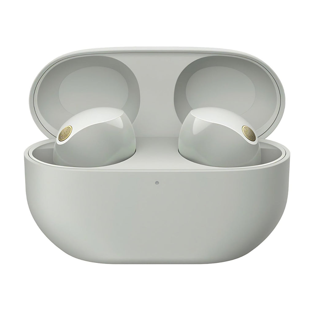 Sony WF-1000XM5 Truly Wireless Noise Canceling Earbuds Bundle (Silver)
