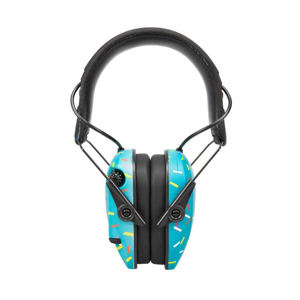 Walker’s Razor Slim Electronic Ear Muffs (Blue Sprinkles)