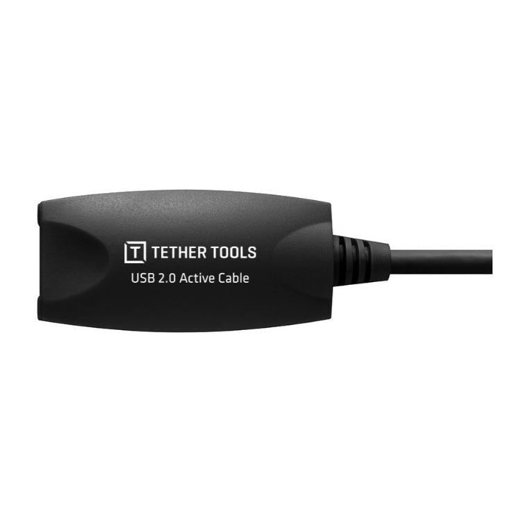 Tether Tools TetherPro USB 2.0 to USB Female Extension Cable (16-Feet, Black)