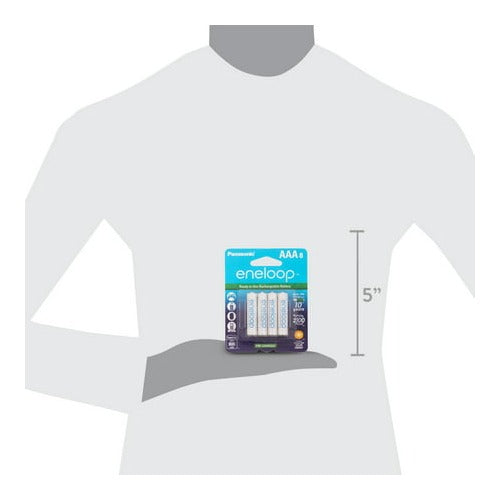 Panasonic Eneloop Ni-MH Pre-Charged Rechargeable AAA (8-Pack)