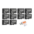 Spartan 32GB Micro Memory Card (10 Pack) with Adapter and Card Reader Bundle