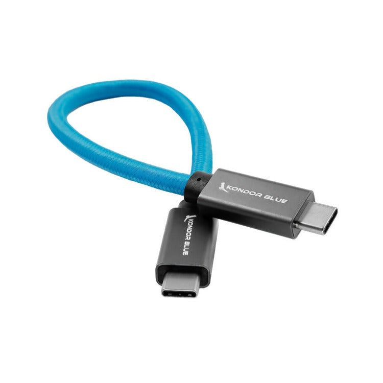 Kondor Blue USB C to USB C High Speed Cable for SSD Recording