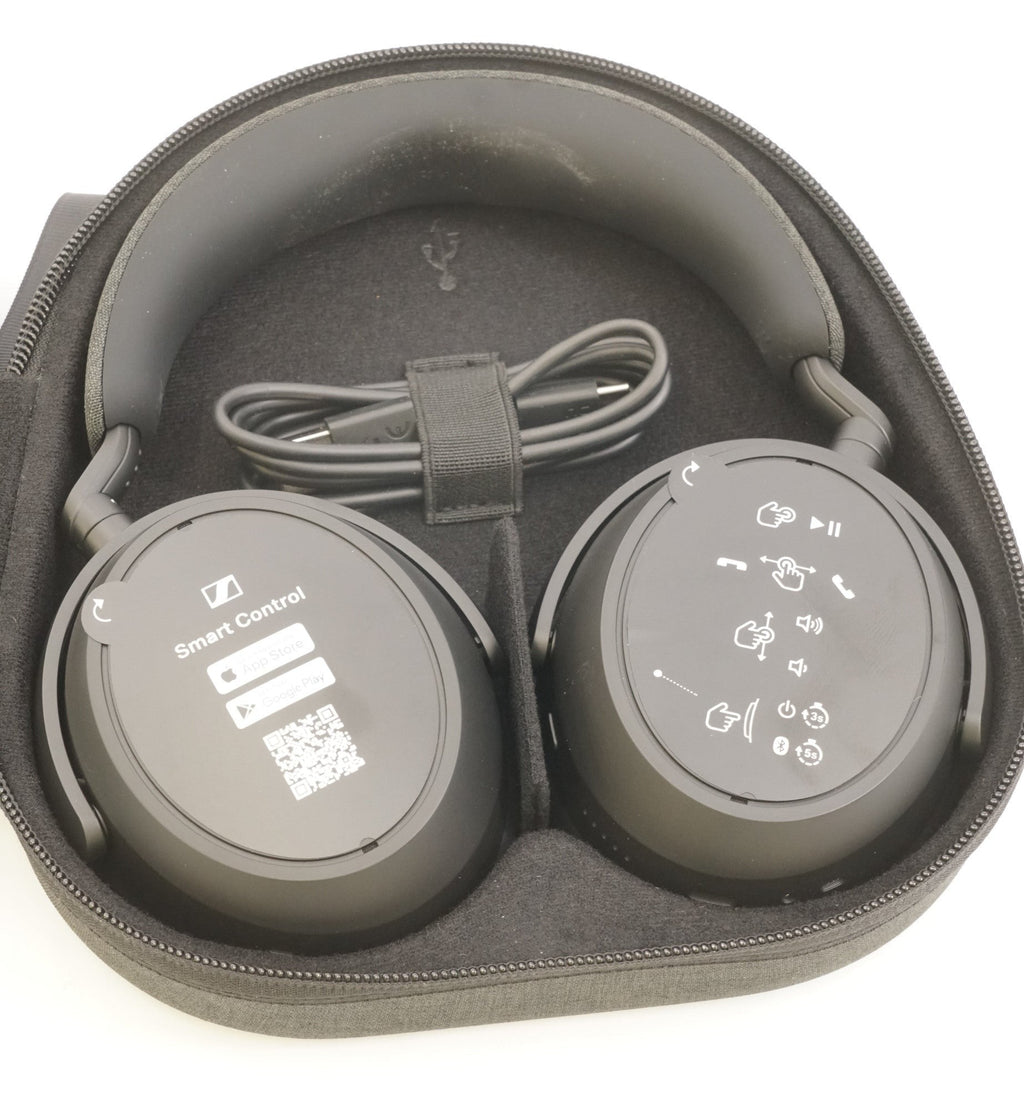 Sennheiser MOMENTUM 4 Noise-Canceling Wireless Over-Ear Headphones (Black) (Used)