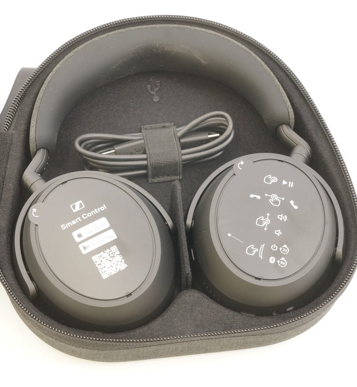 Sennheiser MOMENTUM 4 Noise-Canceling Wireless Over-Ear Headphones (Black) (Used)