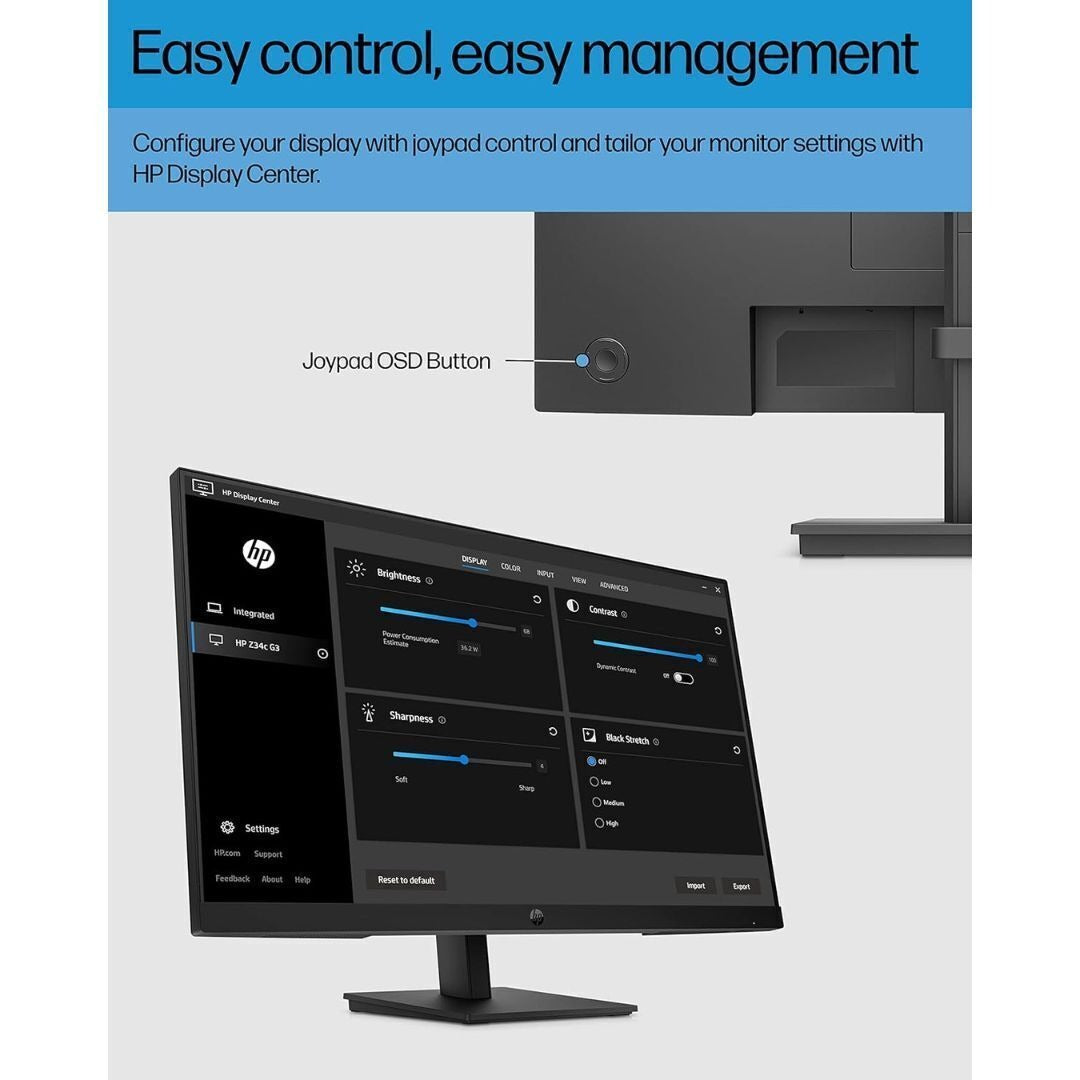 HP M27ha 27-Inch Widescreen IPS LED HD Display Monitor with Ultra-Wide Viewing Angles
