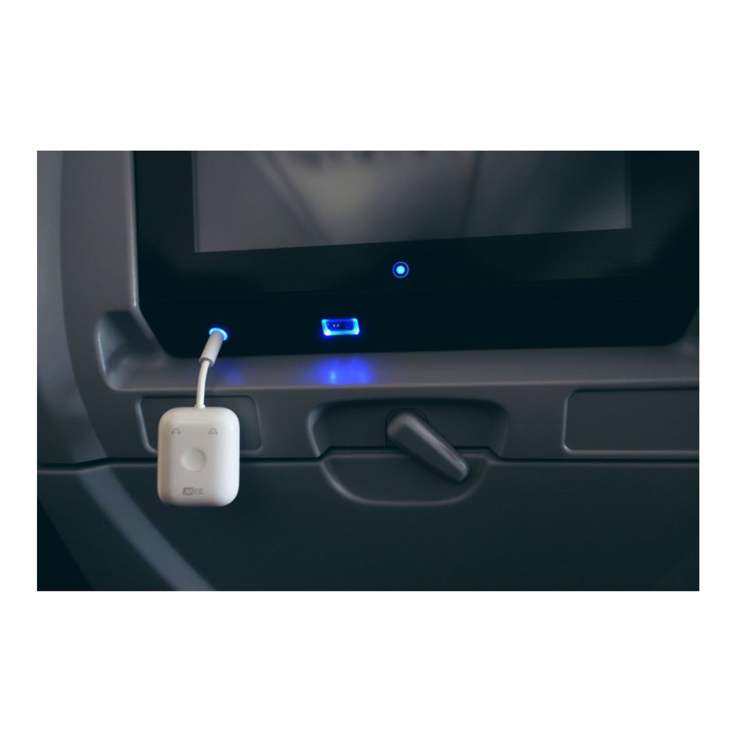 MEE Audio Connect Air In-Flight Wireless Audio Adapter for AirPods (White)