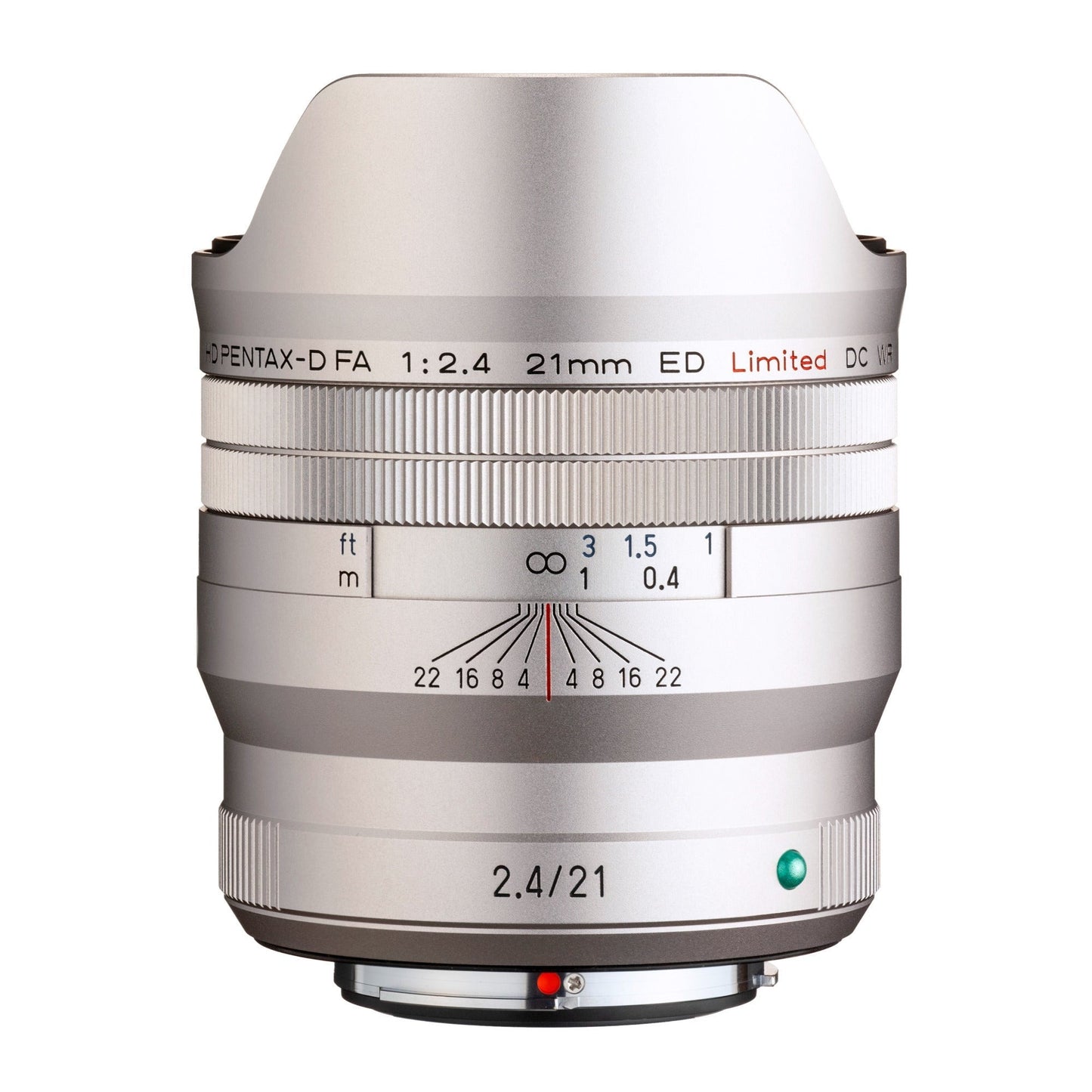 Pentax HD PENTAX-D FA 21mm f/2.4ED Limited DC WR Lens (Silver)