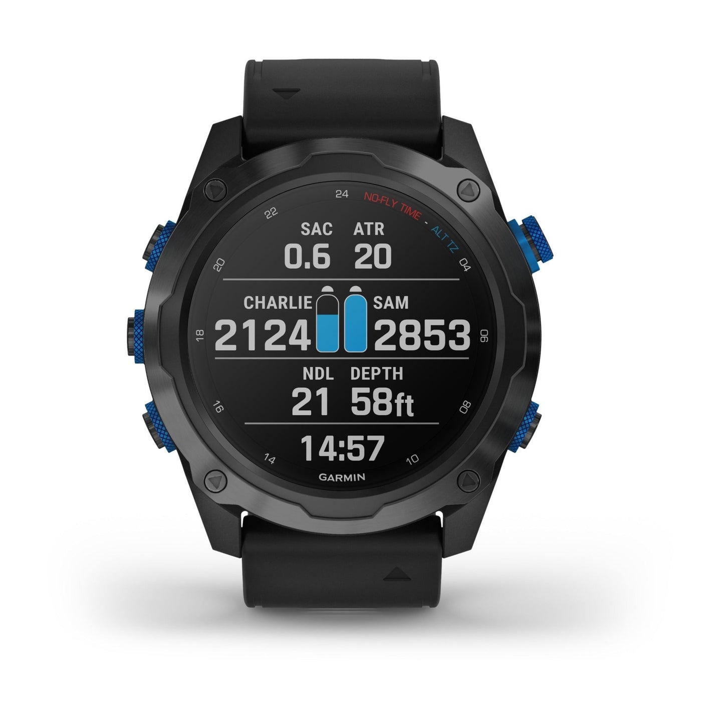 Garmin Descent Mk2i with DLC Titanium Band (Black)