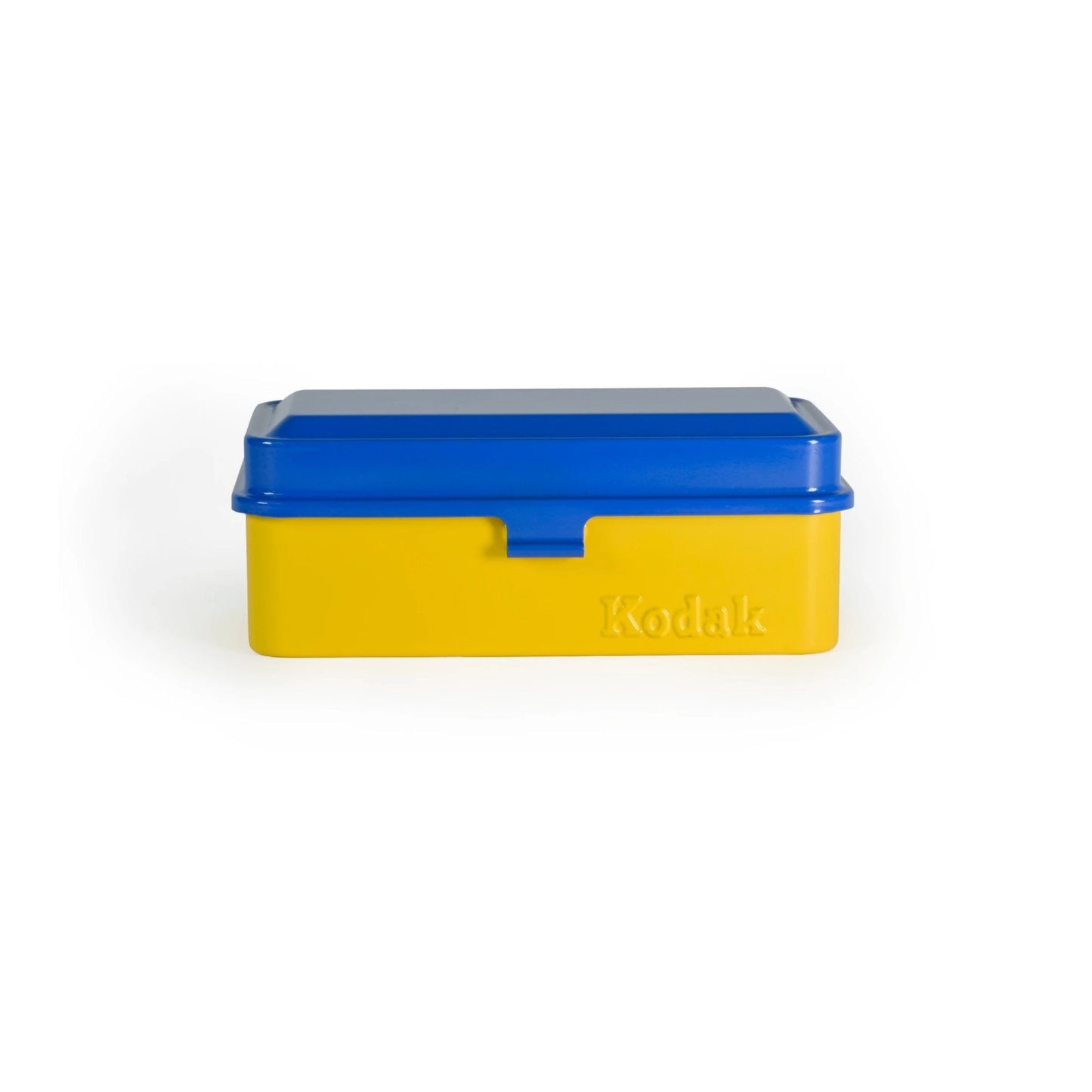 Kodak Steel 35mm and 120mm Film Roll Case (Holds 10 35mm or 8 120mm Rolls, Yellow and Blue)
