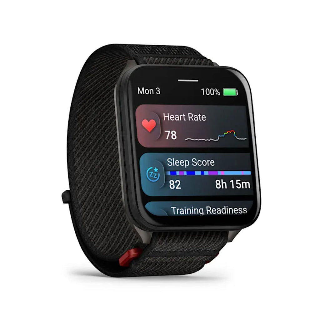 Garmin Venu X1 Black with Slate Titanium Caseback and Black ComfortFit Band