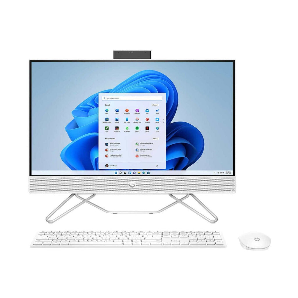 HP 27" FHD Touch All-in-One PC, Intel Core i7-1255U, 32GB RAM, 1TB SSD, Windows 11, Starry White (Certified Refurbished)