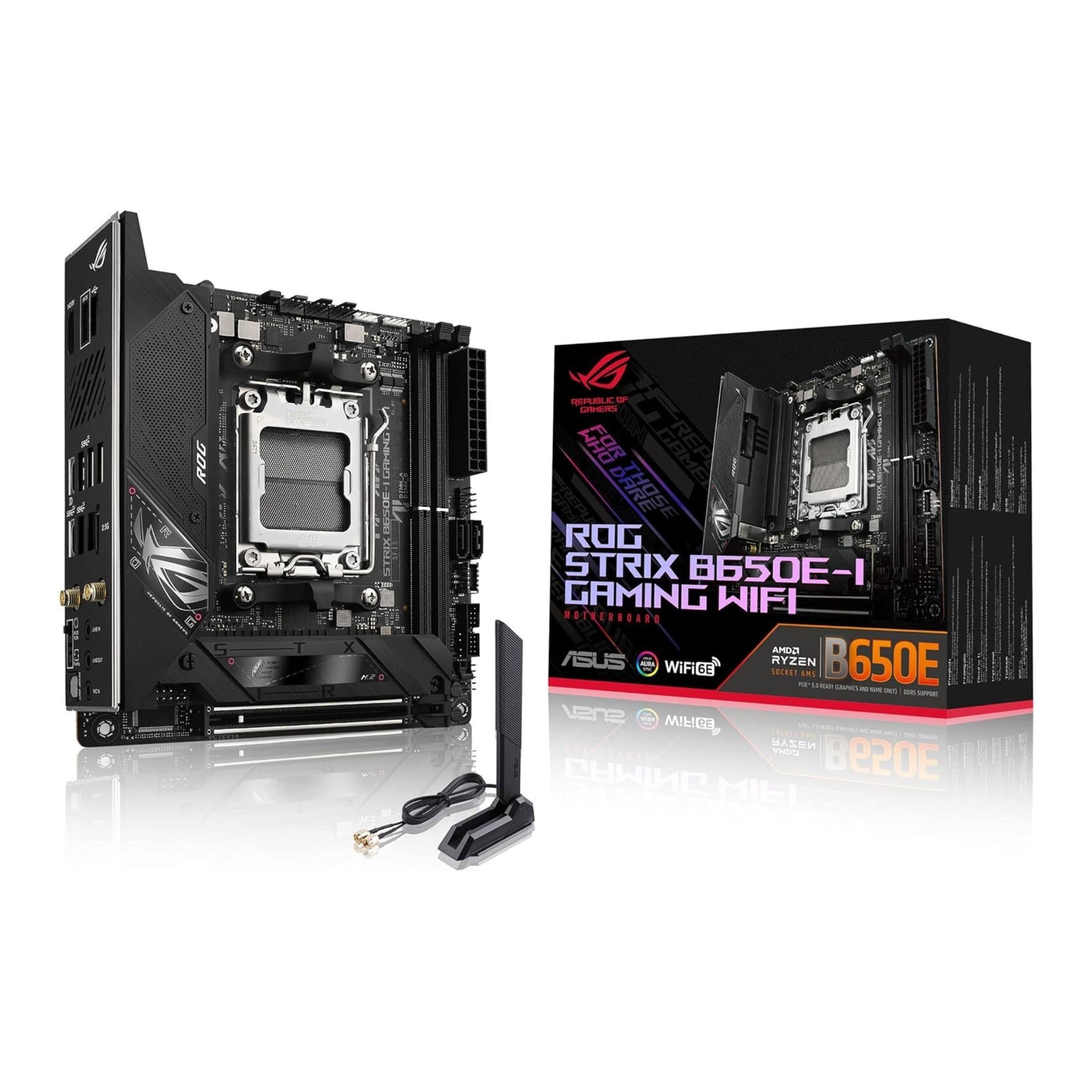 ASUS ROG Strix B650E-I AMD Socket AM5 Gaming WiFi Motherboard