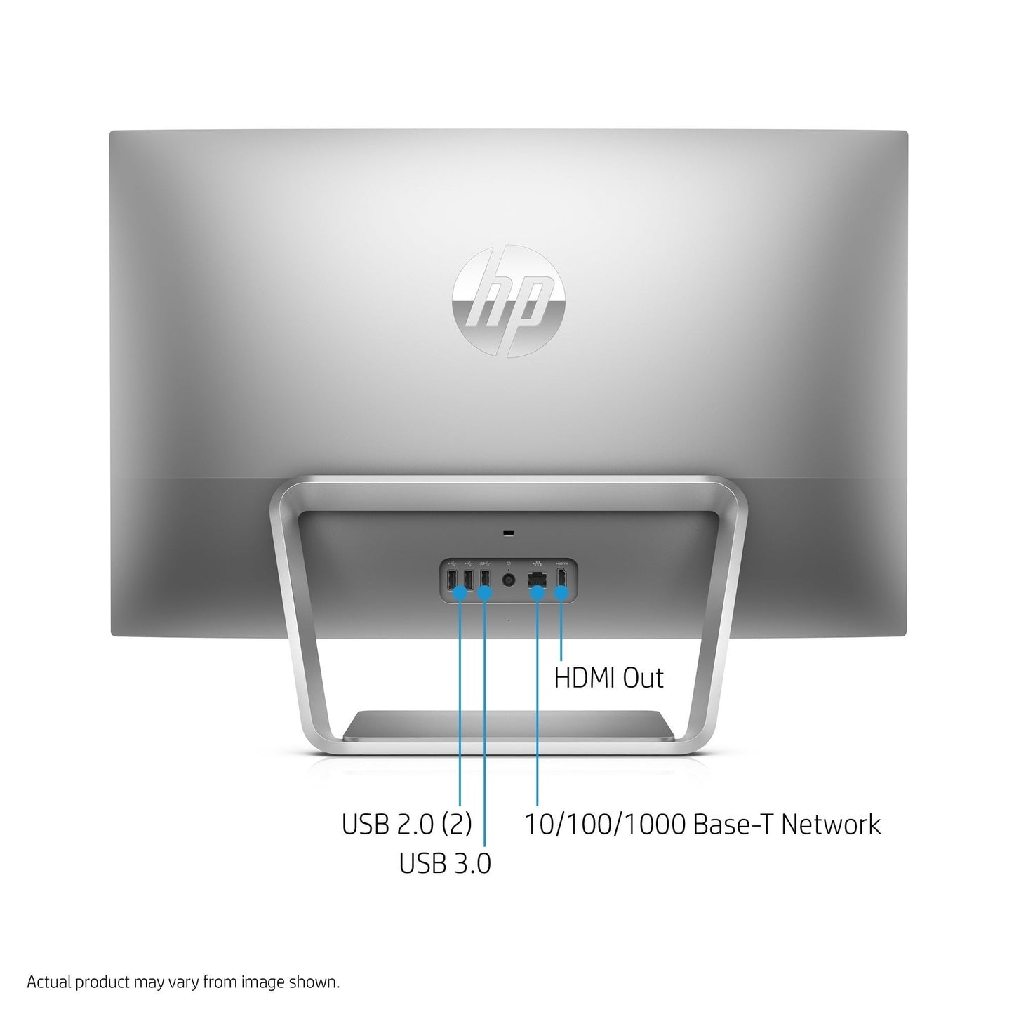 HP Pavilion 24-b229c 23.8" Full HD Touch All-in-One PC, Intel Core i5-7400T, 12GB RAM (Refurbished)