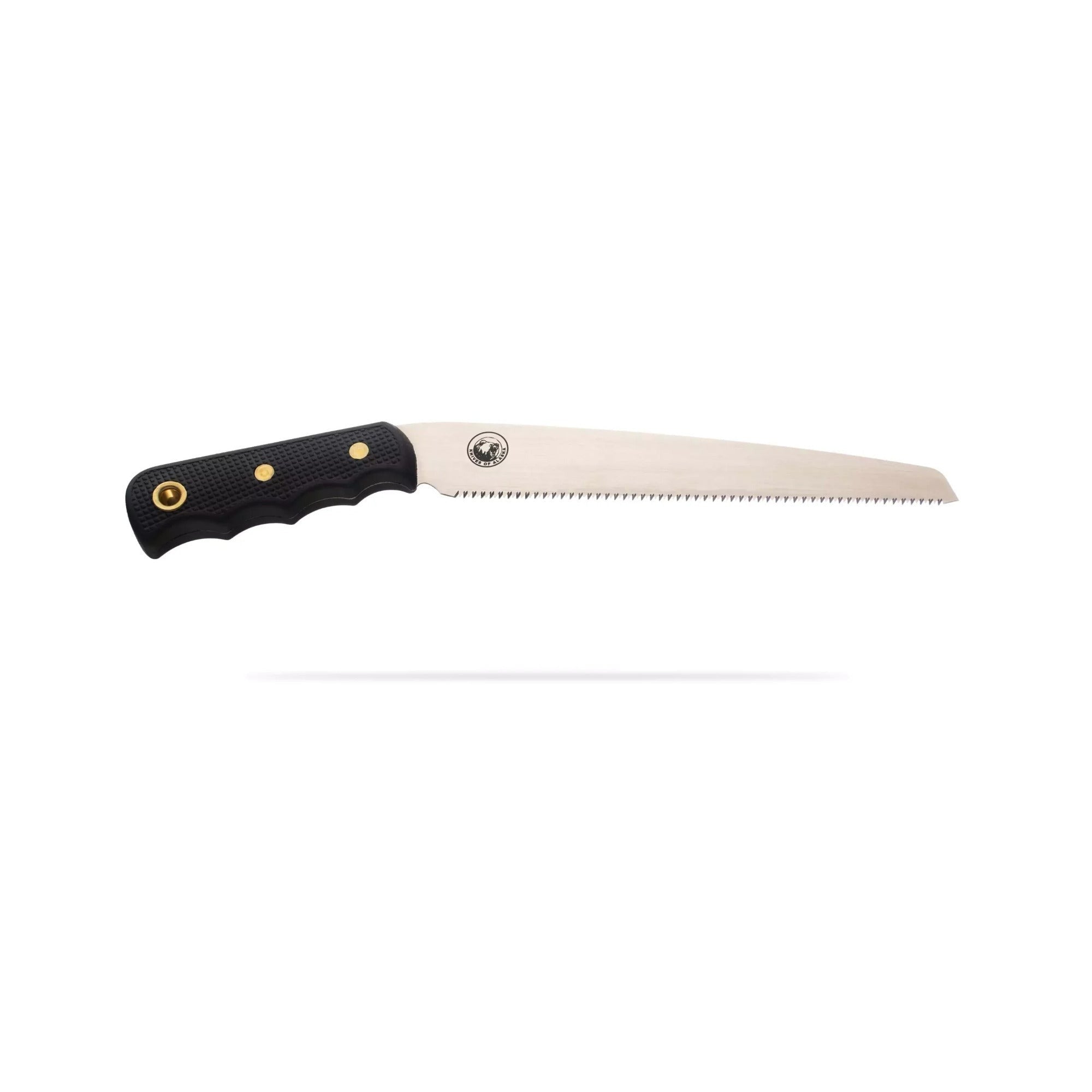 Knives of Alaska Bone Saw 8-Inch SK5 Steel Blade with Leather Sheath