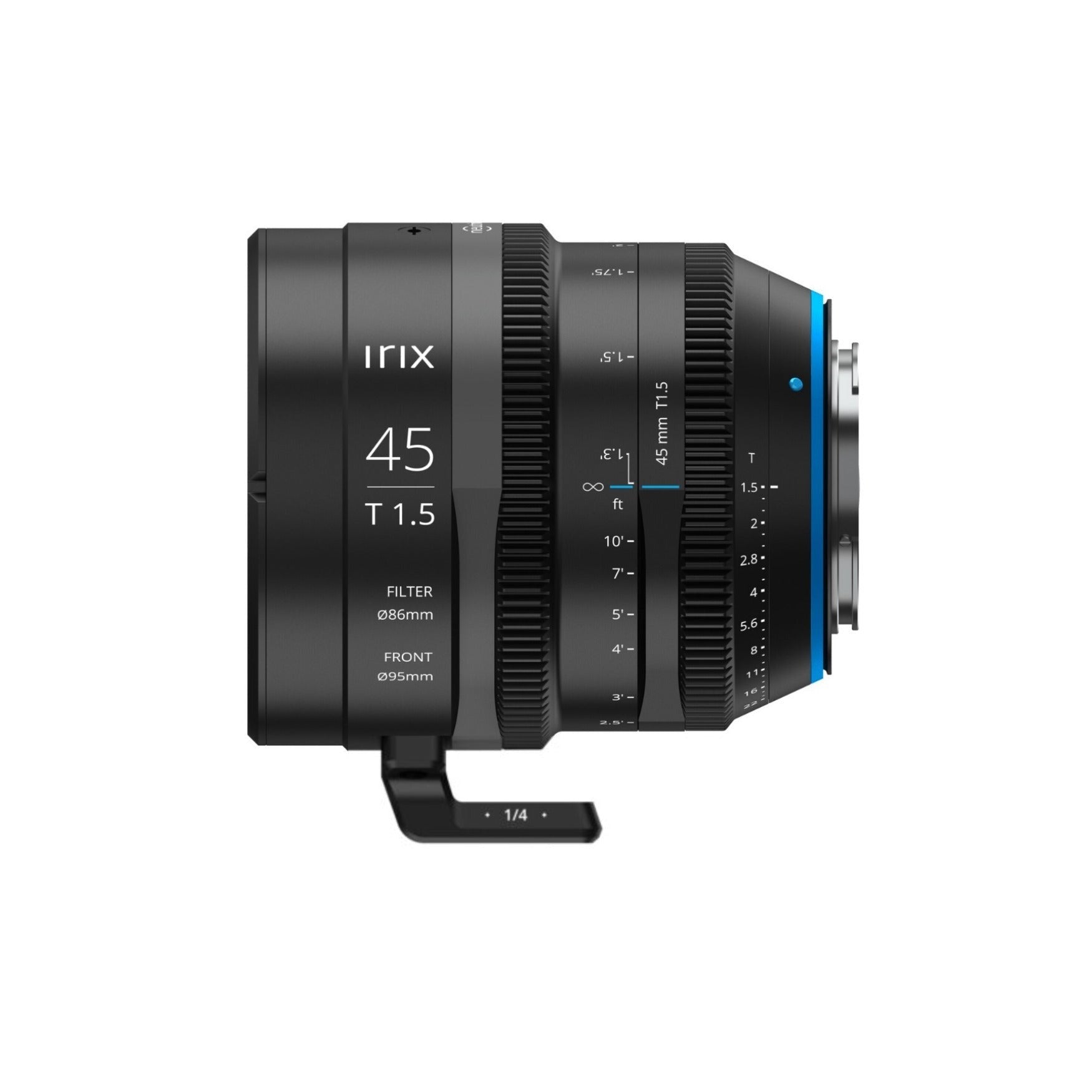 Irix Cine 45mm T1.5 Full Frame Cinema Lens (L Mount, Feet)