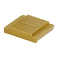 Leica Hotshoe Cover for Leica Q3 Camera (Brass, Blasted Finish)