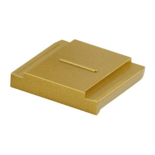 Leica Hotshoe Cover for Leica Q3 Camera (Brass, Blasted Finish)