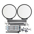 Amaran Verge Max Lighting Kit Bundle - Charcoal and 2 Black Stand Adapter Bundle