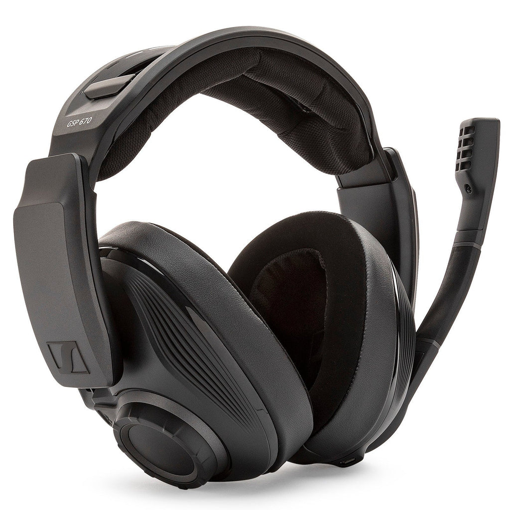 Sennheiser GSP 670 Wireless Bluetooth Gaming Headset, Black (Certified Refurbished)