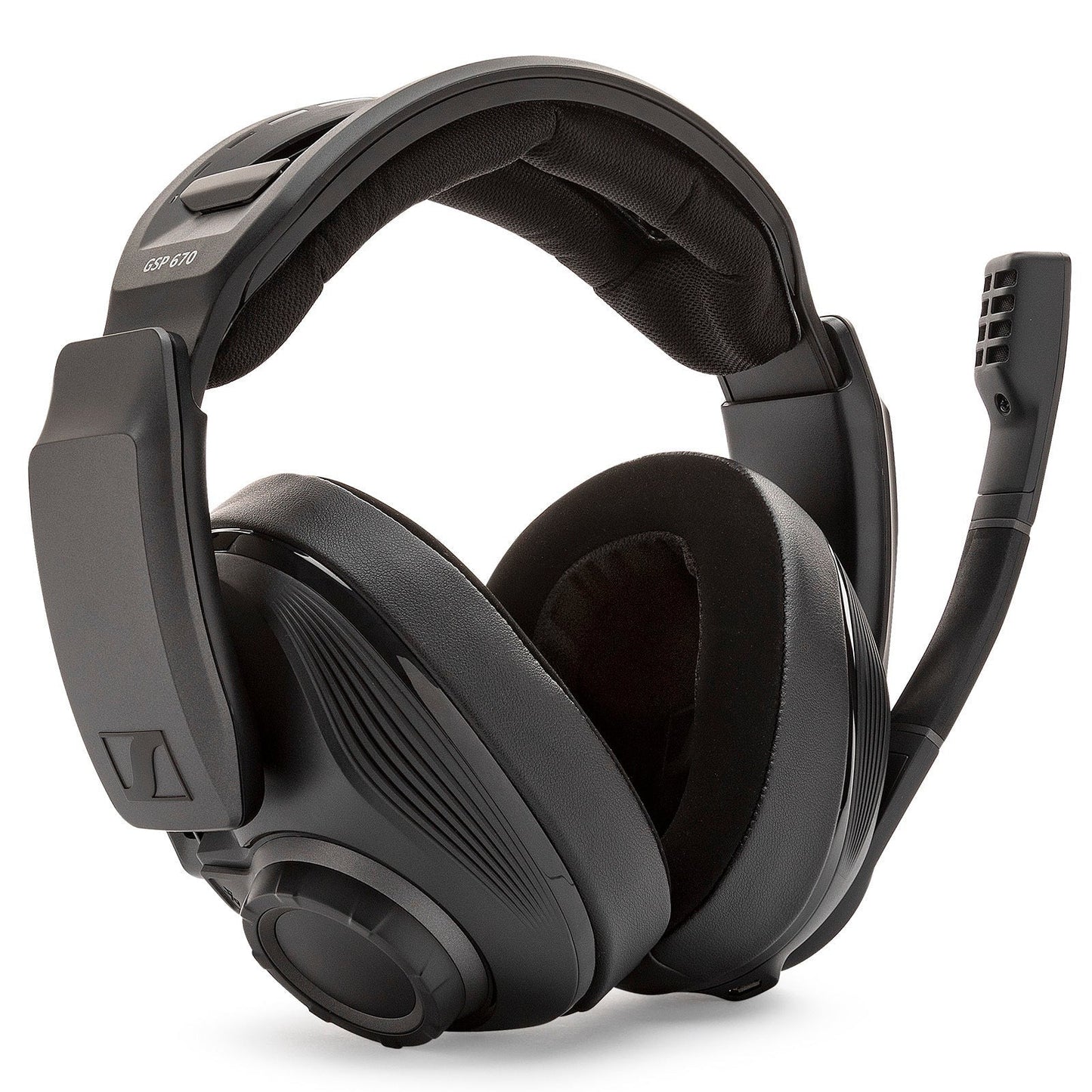 Sennheiser GSP 670 Wireless Bluetooth Gaming Headset, Black (Certified Refurbished)
