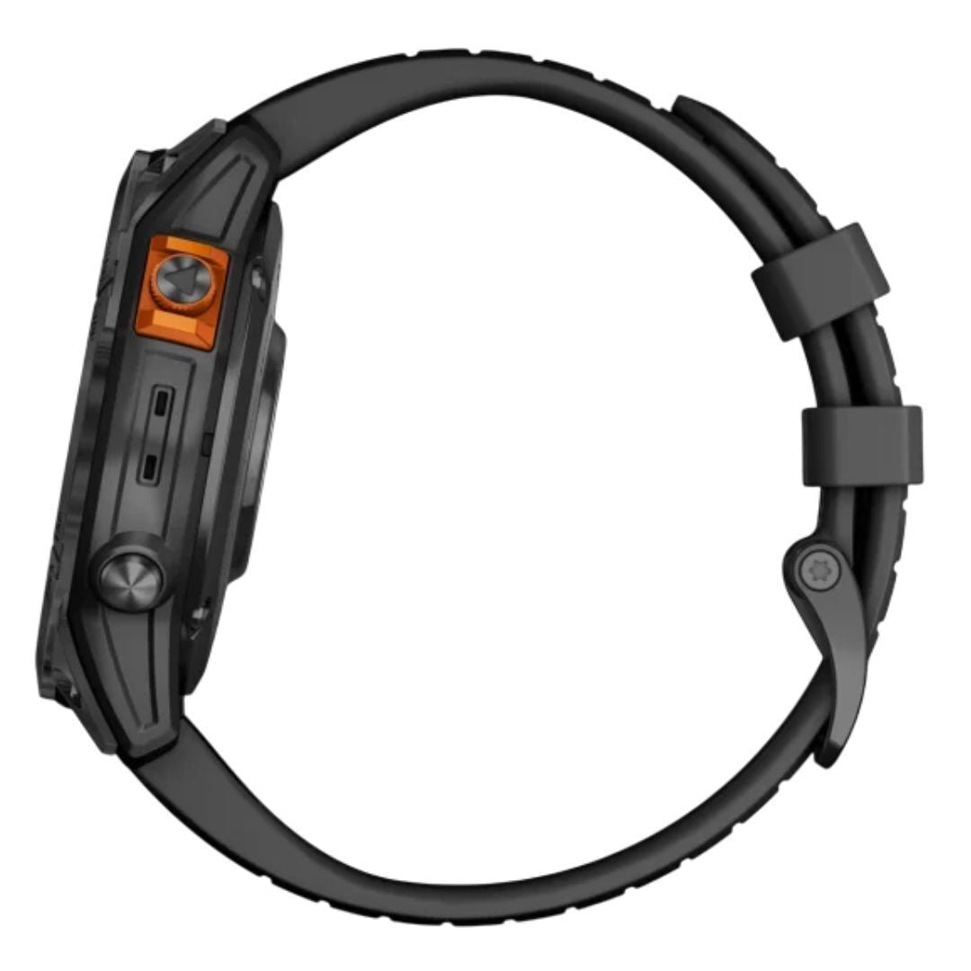 Garmin fenix 7 Pro 47mm Solar Edition Watch with Garmin Coach (Slate Gray with Black Band, No Wi-Fi)