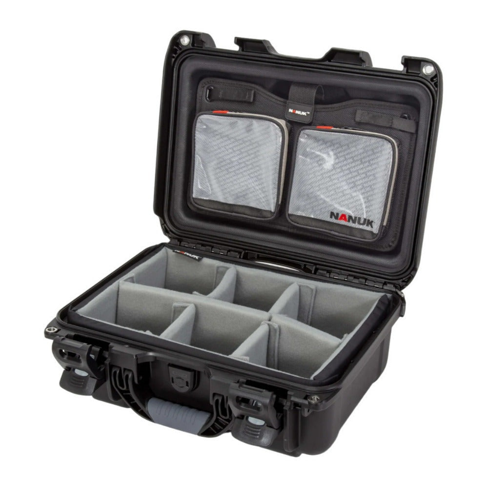 Nanuk 915 Pro IP67 Rated Impact-Resistant Hard Case with Soft Grip and Ergonomic Handle (Black)