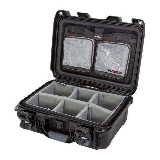 Nanuk 915 Pro IP67 Rated Impact-Resistant Hard Case with Soft Grip and Ergonomic Handle (Black)