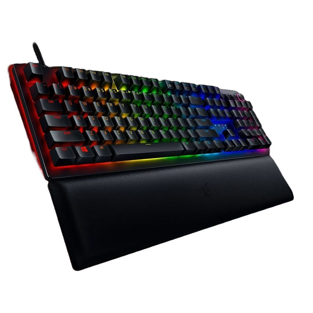 Razer Huntsman V2 Analog Gaming Keyboard with Razer Chrome RGB and Analog Optical Switches
