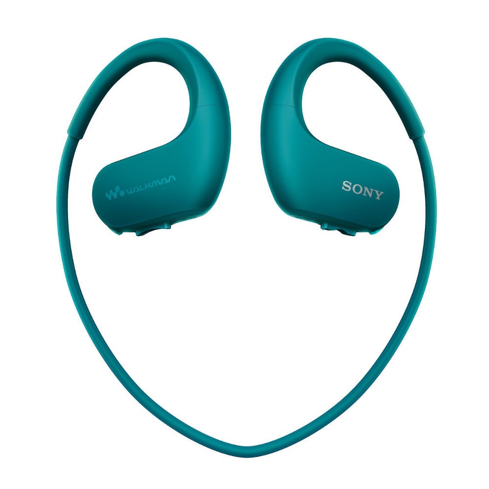 Sony NWWS413LM 4GB Sports Wearable MP3 Player (Blue) and Swimming Goggles