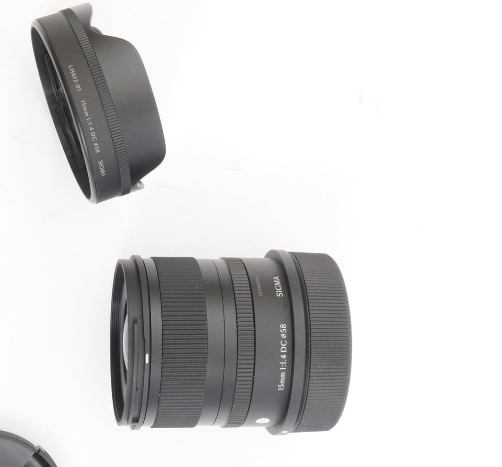 Sigma 15mm F1.4 DC Contemporary Lens for Mirrorless Cameras (Canon RF Mount) (Used)