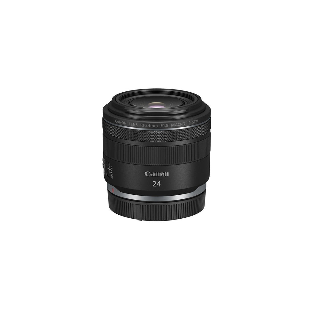 Canon RF 24mm f/1.8 Macro IS STM Lens with Weatherproof Hard Case Bundle