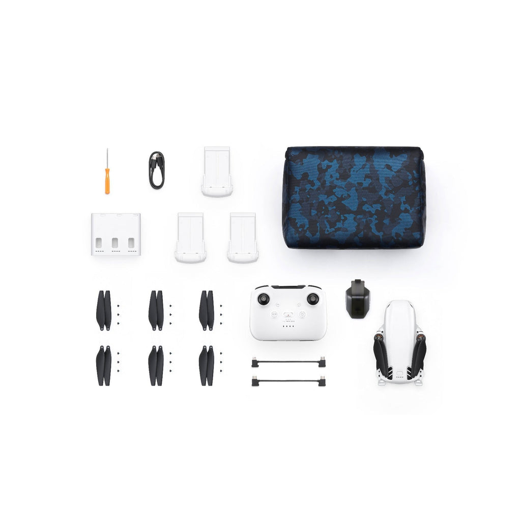 SKYROVER S1 Mini Camera Drone Combo (White) Bundle with Carrying Case and Accessories
