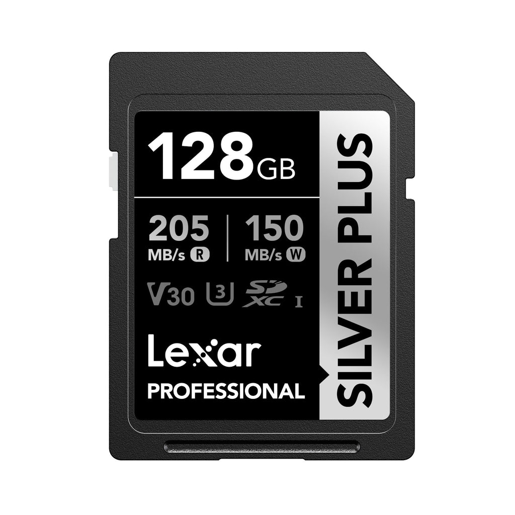 Lexar 128GB Professional SILVER PLUS UHS-I SDXC Memory Card