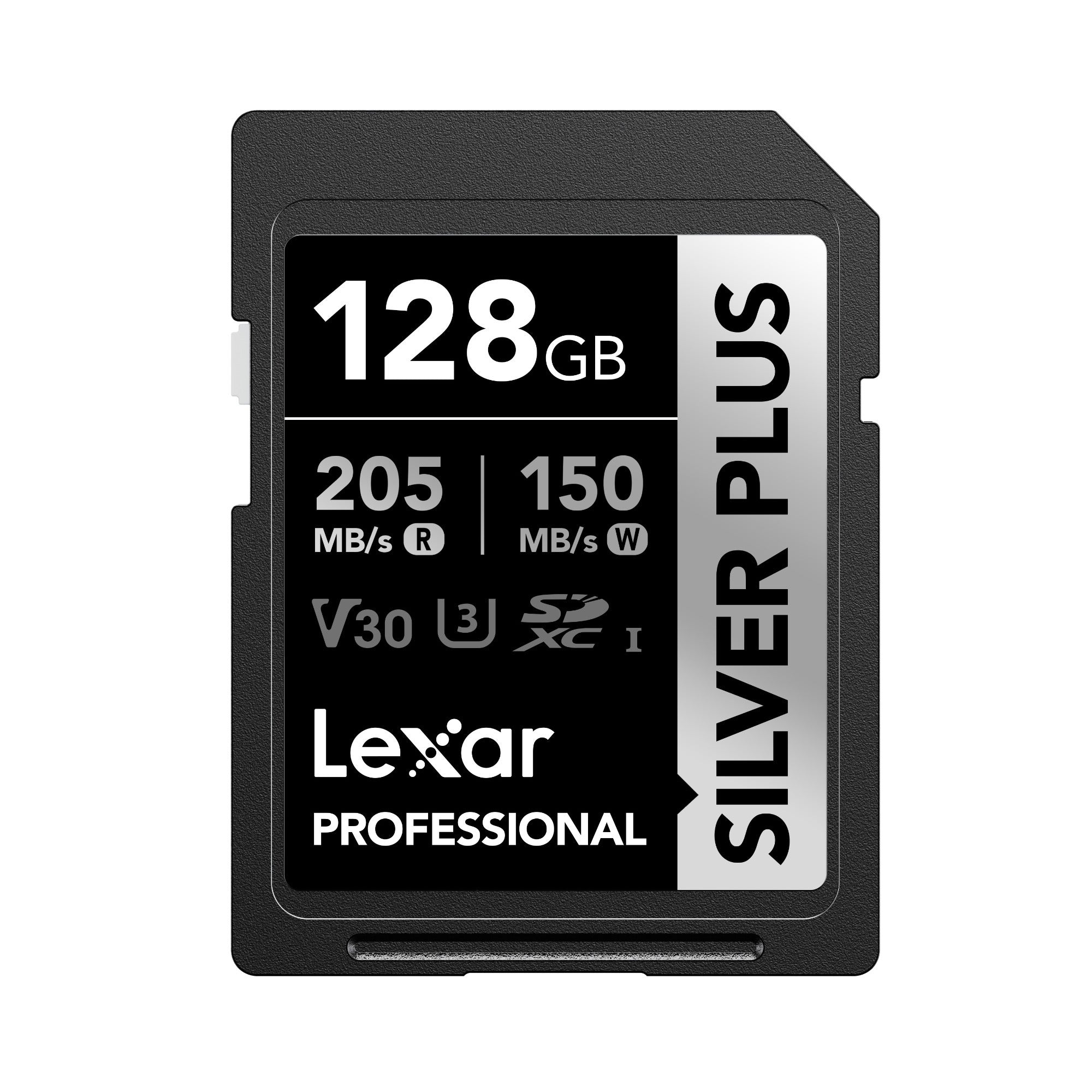 Lexar 128GB Professional SILVER PLUS UHS-I SDXC Memory Card