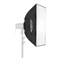 Westcott ClickBox 2x3 Softbox (Bowens) - Removable Diffuser, Silver Interior