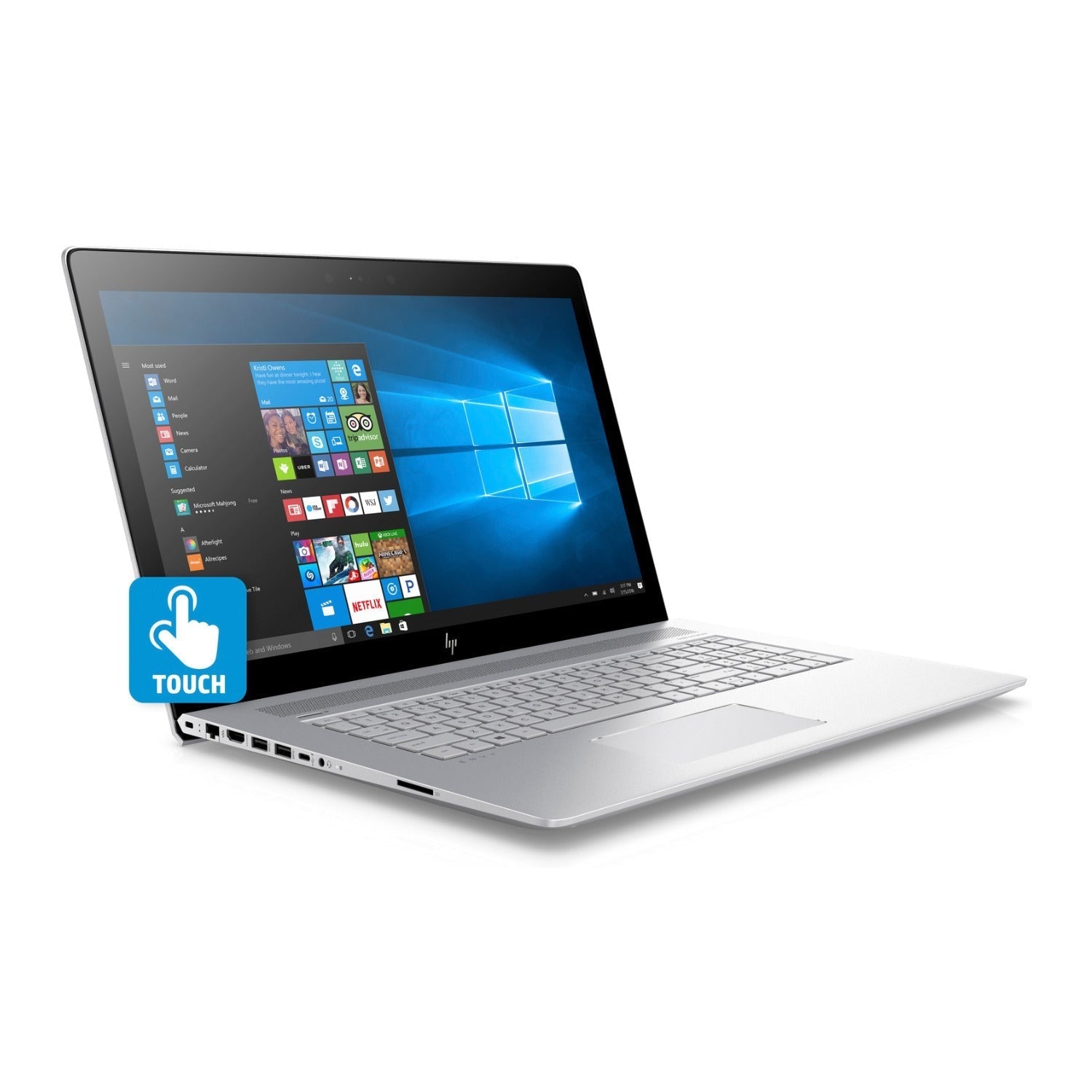 HP Envy 17-ae120nr 17.3" FHD Touch Laptop, Intel Core i7-8550U, 12GB RAM, 1TB HDD + 128GB SSD, NVIDIA 4GB, Windows 10 (Certified Refurbished)