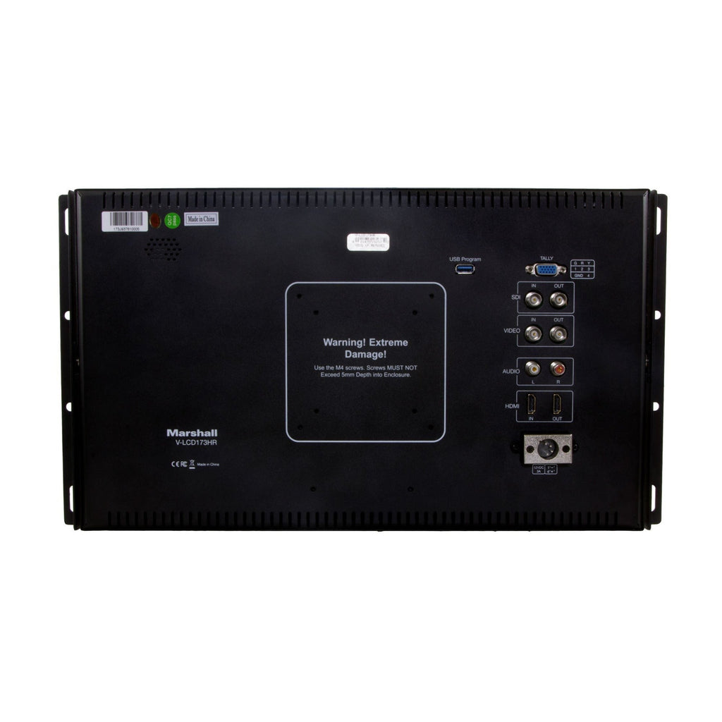 Marshall Electronics 17.3-inch Professional LCD Rackmount Monitor (Black)