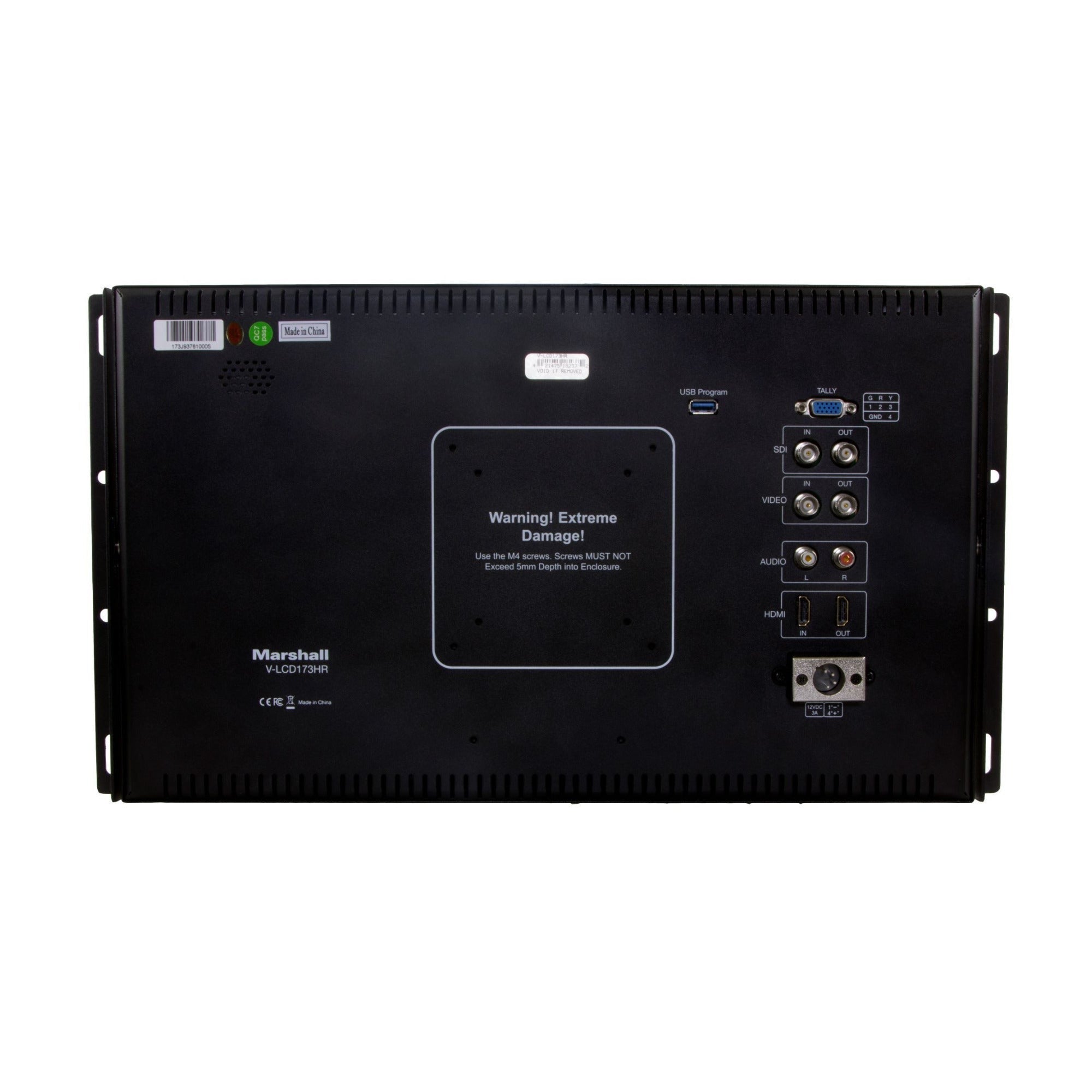 Marshall Electronics 17.3-inch Professional LCD Rackmount Monitor (Black)